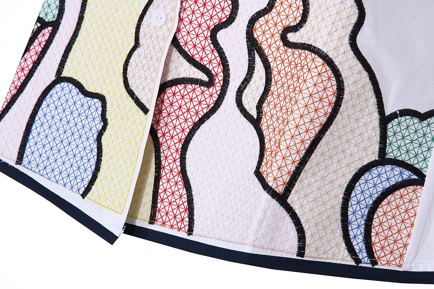 Podzimní nový styl - vyšívaná košile s potiskem