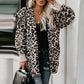 Neformální dámské oblečení s leopardím vzorem s dlouhým rukávem