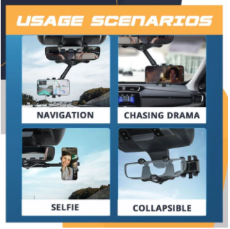 2022 OTOČNÝ A VÝSUVNÝ DRŽÁK TELEFONU DO AUTA