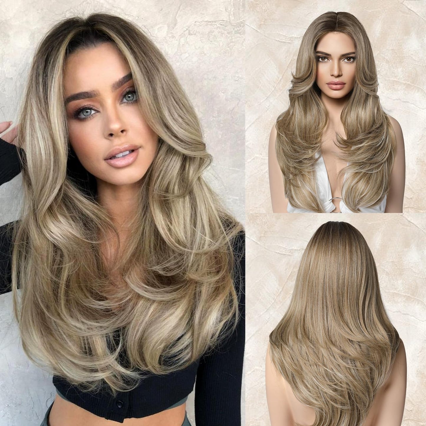 ručně vyráběné přírodní paruky