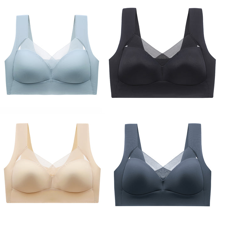 🔥 Módní podprsenka Deep Cup 🔥 Sexy a pohodlné jednodílné velké spodní prádlo