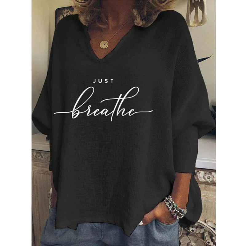 2022 Dámské tričko Just Breathe