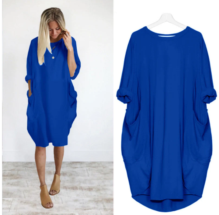 Dámské volnočasové kapesní šaty