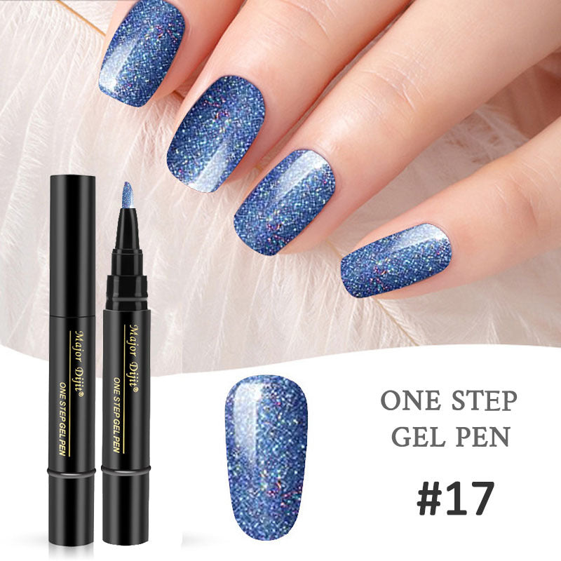 Nový Nail Art Jeden krok Nail Polish Tužka na nehty Nail Polish