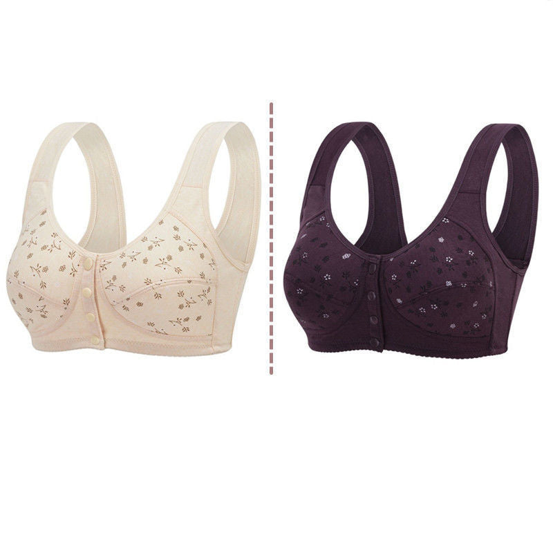 🔥（kupte dva, dostanete jeden zdarma）🔥Pohodlná podprsenka s knoflíkovou légou vpředu
