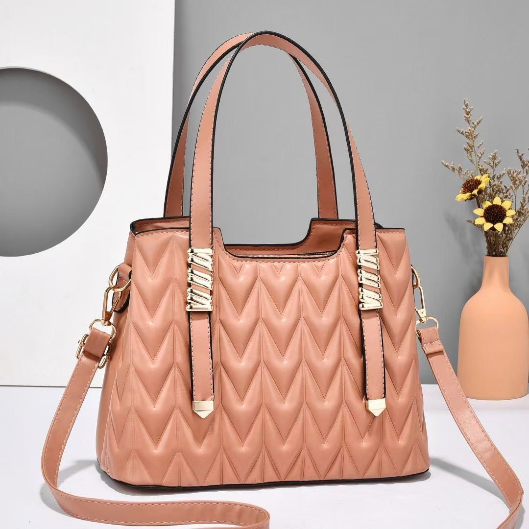 Módní temperamentní embosovaná dámská taška 2022