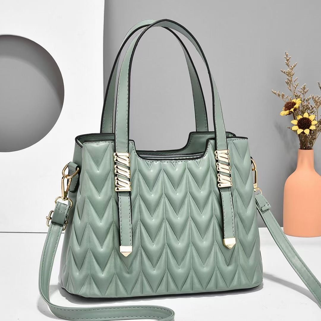 Módní temperamentní embosovaná dámská taška 2022