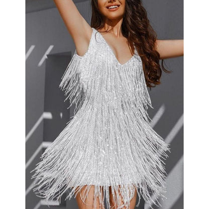 ✨Sexy elegantní šaty s třásněmi