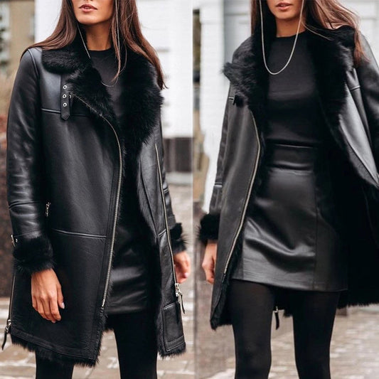 dámská kožená bunda