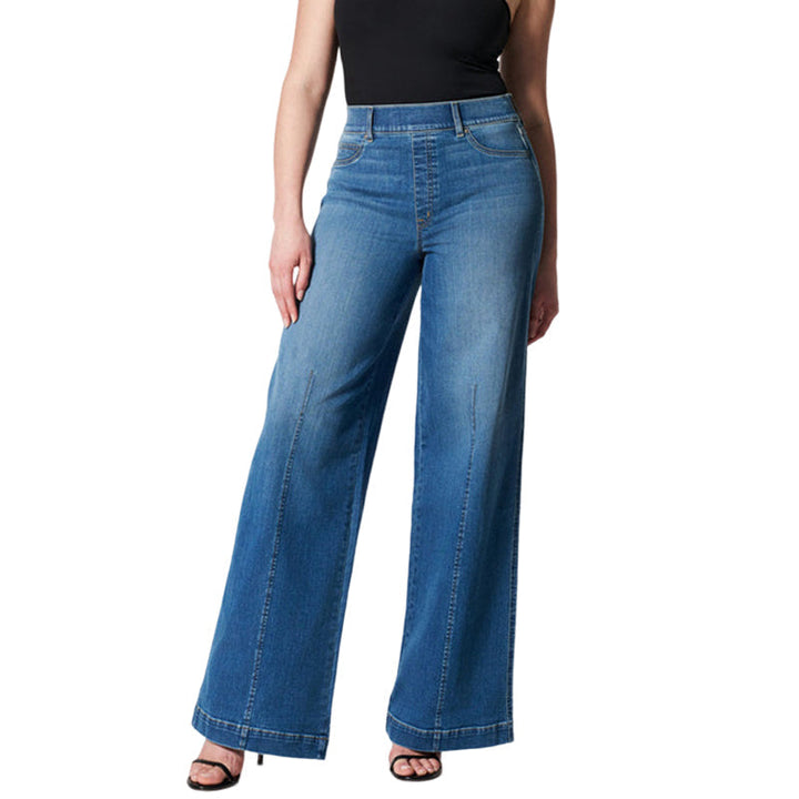 Široké džíny s předními švy