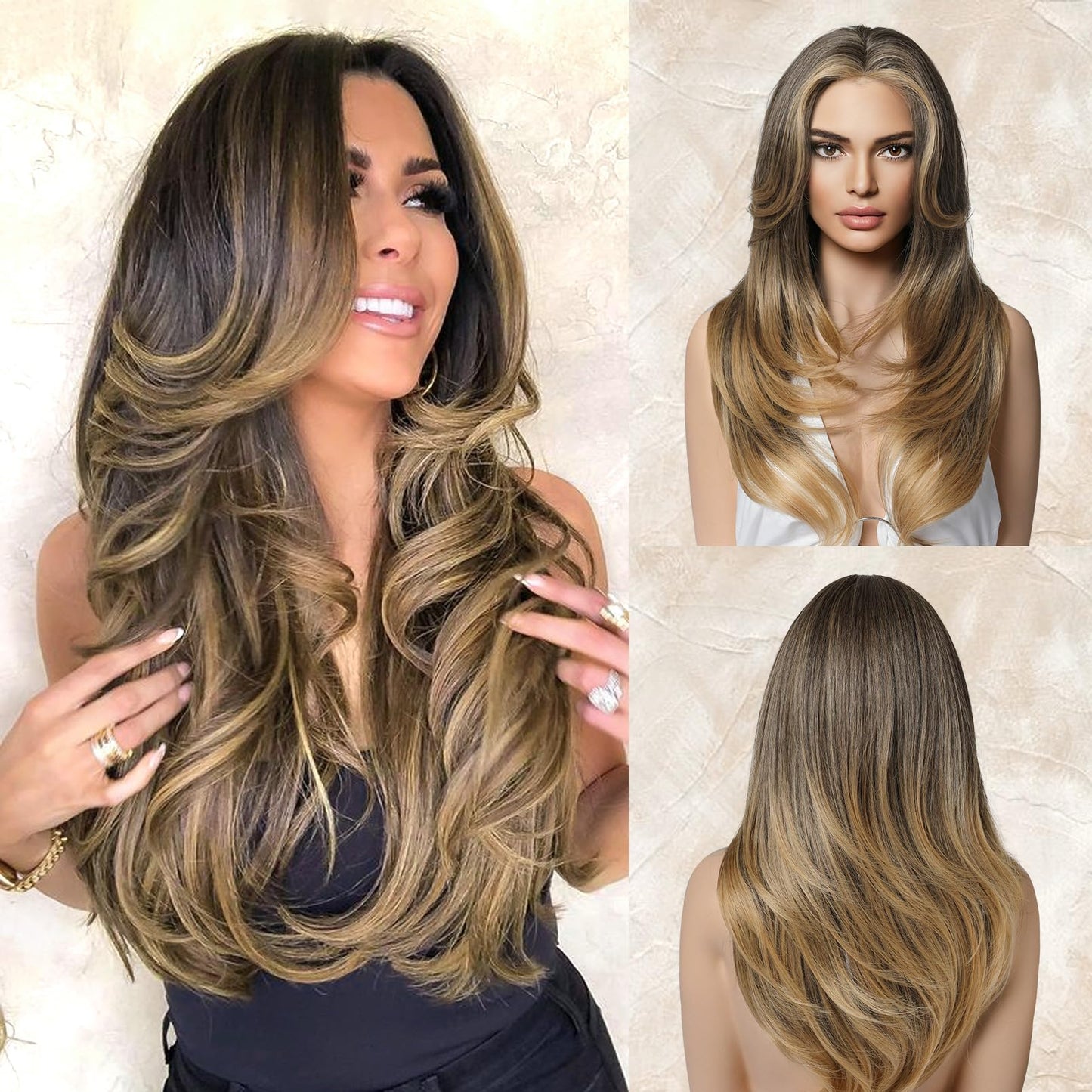 ručně vyráběné přírodní paruky