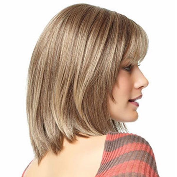 💁‍♀️Krátké hnědé vlasy se šikmými okraji