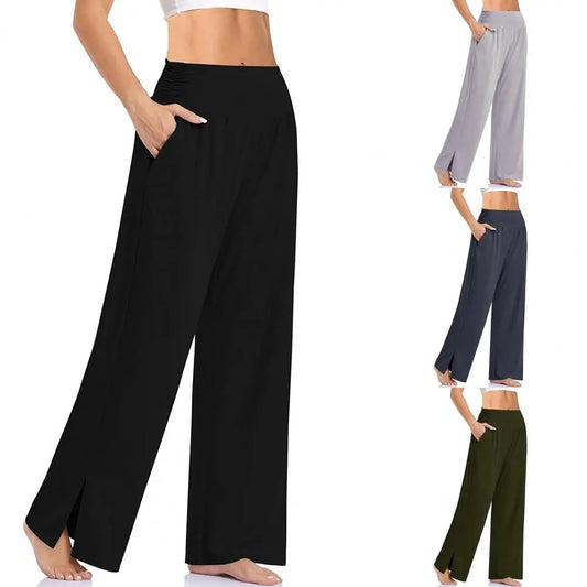 Dámské ležérní široké kalhoty
