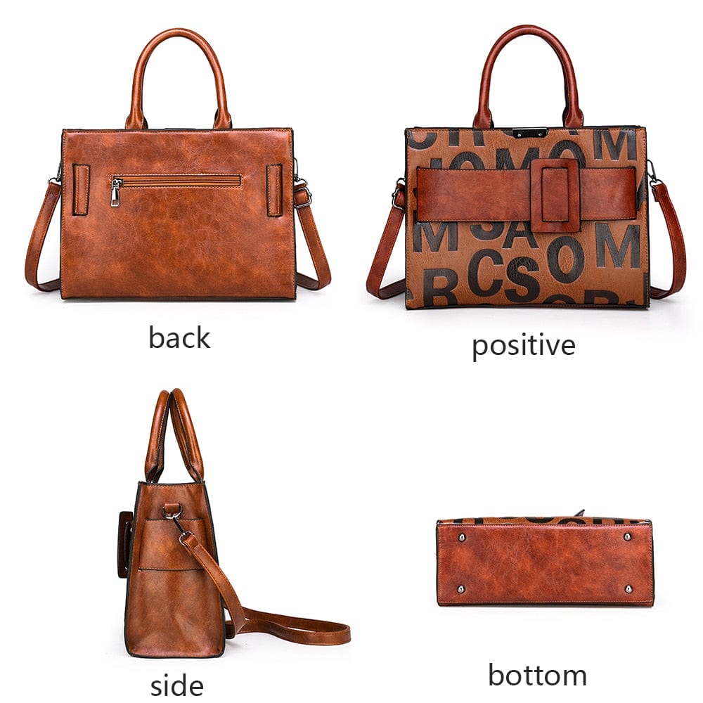 2022 Nová měkká kožená taška  - vánoční a novoroční design